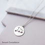 Zodiac Constellation Necklace In Sterling Silver, thumbnail 8 of 9