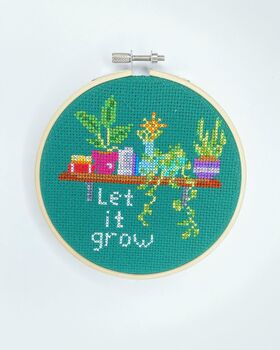 Let It Grow Cross Stitch Kit, 2 of 5