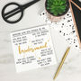 Personalised Be My Bridesmaid/Bridesman Wedding Card, thumbnail 1 of 7
