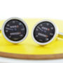 Personalised Date Black Car Speedometer Cufflinks, thumbnail 4 of 6