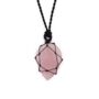 Healing Crystal Necklace Rose Quartz For Love, thumbnail 2 of 8