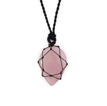 Healing Crystal Necklace Rose Quartz For Love, 2 of 8