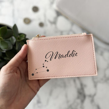 Personalised Zodiac Star Constellation Coin Purse, 4 of 6