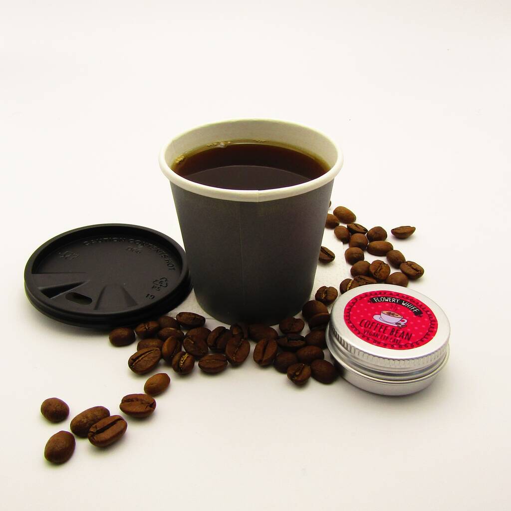 Coffee Bean Vegan Lip Balm By Flowery Whiff