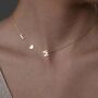 Sideways Initial Necklace, thumbnail 6 of 10