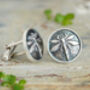 Dragonfly Cufflinks In Solid Sterling Silver, thumbnail 2 of 2