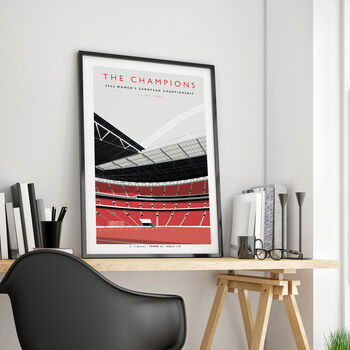 The Lionesses Wembley 2022 Poster, 4 of 8
