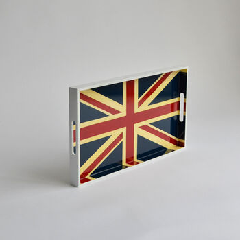 Union Jack Lacquer Serving Tray, 2 of 2