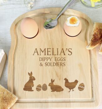 Personalised Egg And Toast Board, 3 of 3
