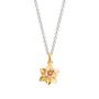 Daffodil Silver And Gold Vermeil Plated Pendant, thumbnail 4 of 7