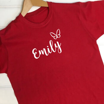Personalised Girl's Name T Shirt, 3 of 12