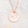 Personalised Birthday Disc Name Necklace, thumbnail 7 of 11
