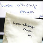 Personalised Hand Writing Cotton Handkerchief Gift, thumbnail 4 of 8