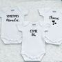 Triplet Baby Gifts | Triplet Pregnancy Announcement Vests, thumbnail 2 of 3