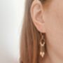 Ayra 18k Gold Plated Drop Earrings, thumbnail 6 of 7
