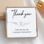 Funny Friend Gift – Unpaid Therapist Bracelet For Her, thumbnail 1 of 5