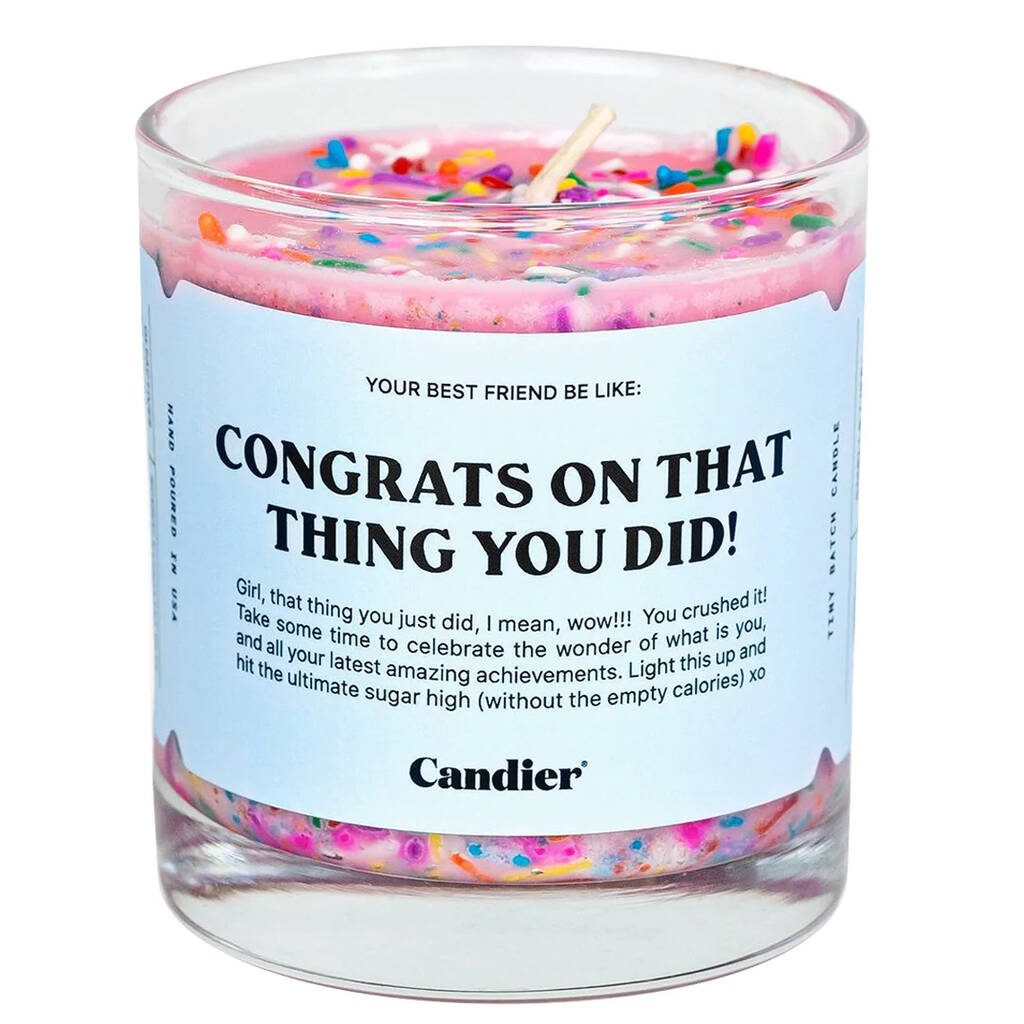 Congrats Candle, 1 of 2