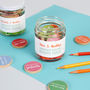 Personalised Daddy And Me Activity Tokens Jar, thumbnail 7 of 12