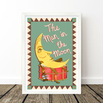 The Man In The Moon Vintage Nursery Print, 10 of 12
