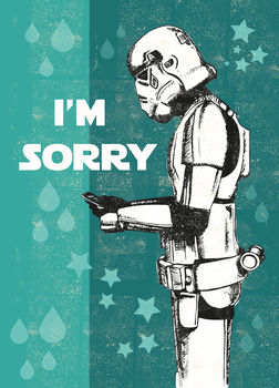 Original Stormtrooper I'm Sorry Card, 3 of 3