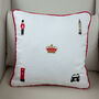 Children's London Embroidered Nursery Cushion, thumbnail 2 of 8