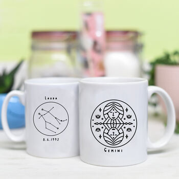 Zodiac And Constellations Star Sign Birthday Mug, 2 of 6