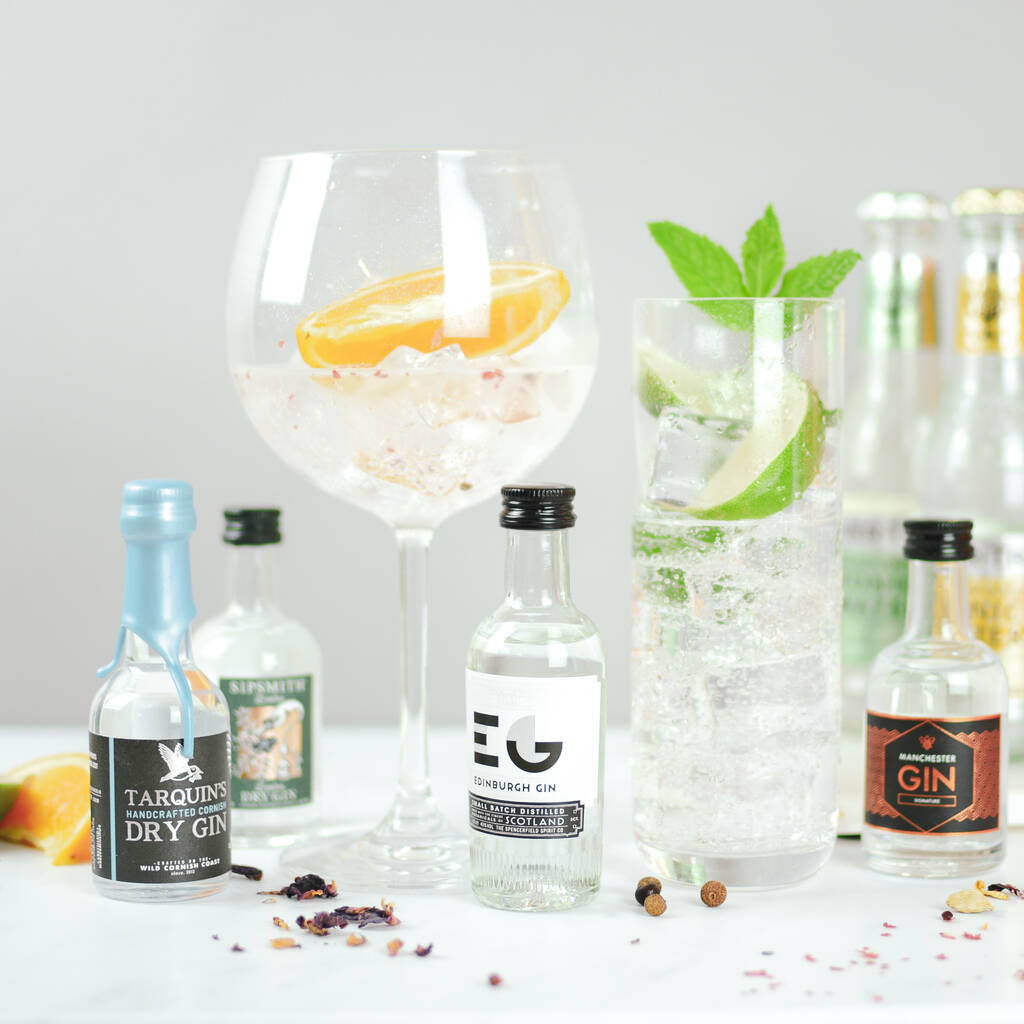 Gin And Tonic Tasting Set By Tipple Box
