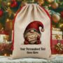 Personalised Christmas Gonk Gnome Gift Sack, thumbnail 5 of 12