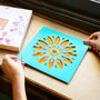 Diwali Rangoli Sand Stencil Kit, thumbnail 5 of 5