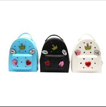 New! ’Back To School’ Crocs Backpacks,Six Colours,Charms,Matching Pencil Case, 5 of 10