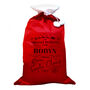 Personalised Special Delivery Red Christmas Sack, thumbnail 3 of 3