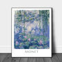 Monet Water Lilies Print, thumbnail 1 of 3