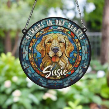 Golden Retriever Memorial Suncatcher, 6 of 6