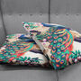 Decorative Peacock Patterned Cushion Cover, thumbnail 4 of 6