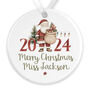 Personalised Thank You Teacher Christmas Tree Bauble, thumbnail 2 of 4