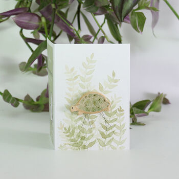 Tilly Tortoise Plant Hugger Decoration | Gift Card | Letterbox Gift, 2 of 4