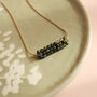 Green Tourmaline Beaded Necklace, thumbnail 1 of 7