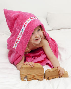 Children's Personalised Hooded Towel | Up To 13yrs, 10 of 12
