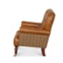 Imperial Buttoned Armchair Vintage Leather Or Tweed, thumbnail 3 of 12