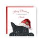 Christmas Cards Festive Animal For Uncle, Aunt, Grandson, Grandaughter, thumbnail 4 of 5