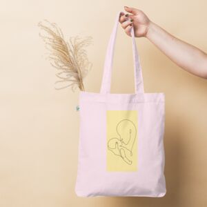 Personalised Chain Monogram Canvas Tote Bag Shoulder Bag Ladies