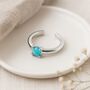 Sterling Silver Blue Opal Ear Cuff – 11mm, thumbnail 1 of 4