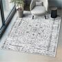 Washable Rug Living Room Carpet Oriental Short Pile Rug, thumbnail 6 of 12