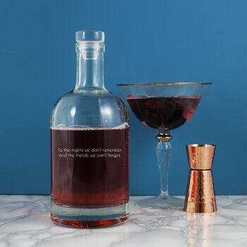 Funny Personalised Port Definition Decanter 700ml, 2 of 6