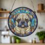 Pug Stained Glass Effect Suncatcher, thumbnail 5 of 6