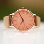 Ladies Architēct Coral Personalised Watch, thumbnail 4 of 5