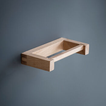 Wooden Southbourne Toilet Roll Holder, 3 of 3