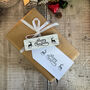 Large Merry Christmas Deer Rubber Stamp For Crafting, thumbnail 1 of 4