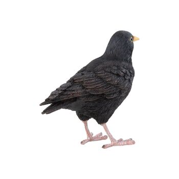 Lifelike Blackbird Garden Sculpture Gift Ornament Frost Proof, 2 of 9