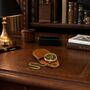Personalised 11th Anniversary Brass Sundial Compass, thumbnail 5 of 11